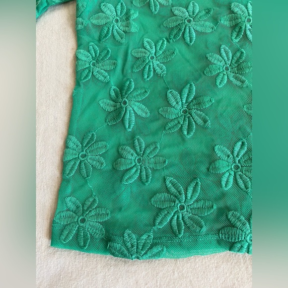 Anthropologie Porridge Daisy Sheer Lace Tee NWT - Picture 5 of 10